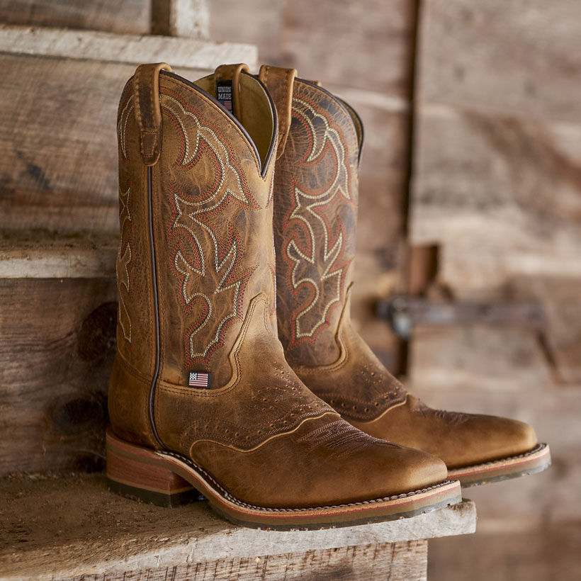 Double h boots ice square toe 2025