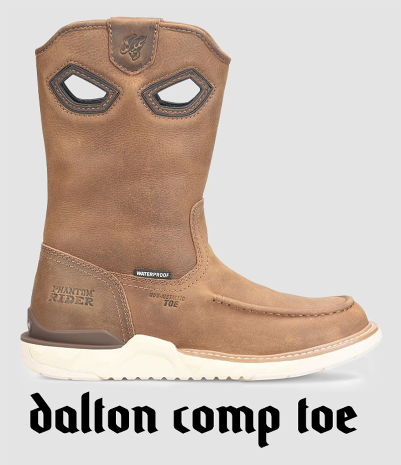 Dalton comp toe. The daton comp toe western boot in brown.