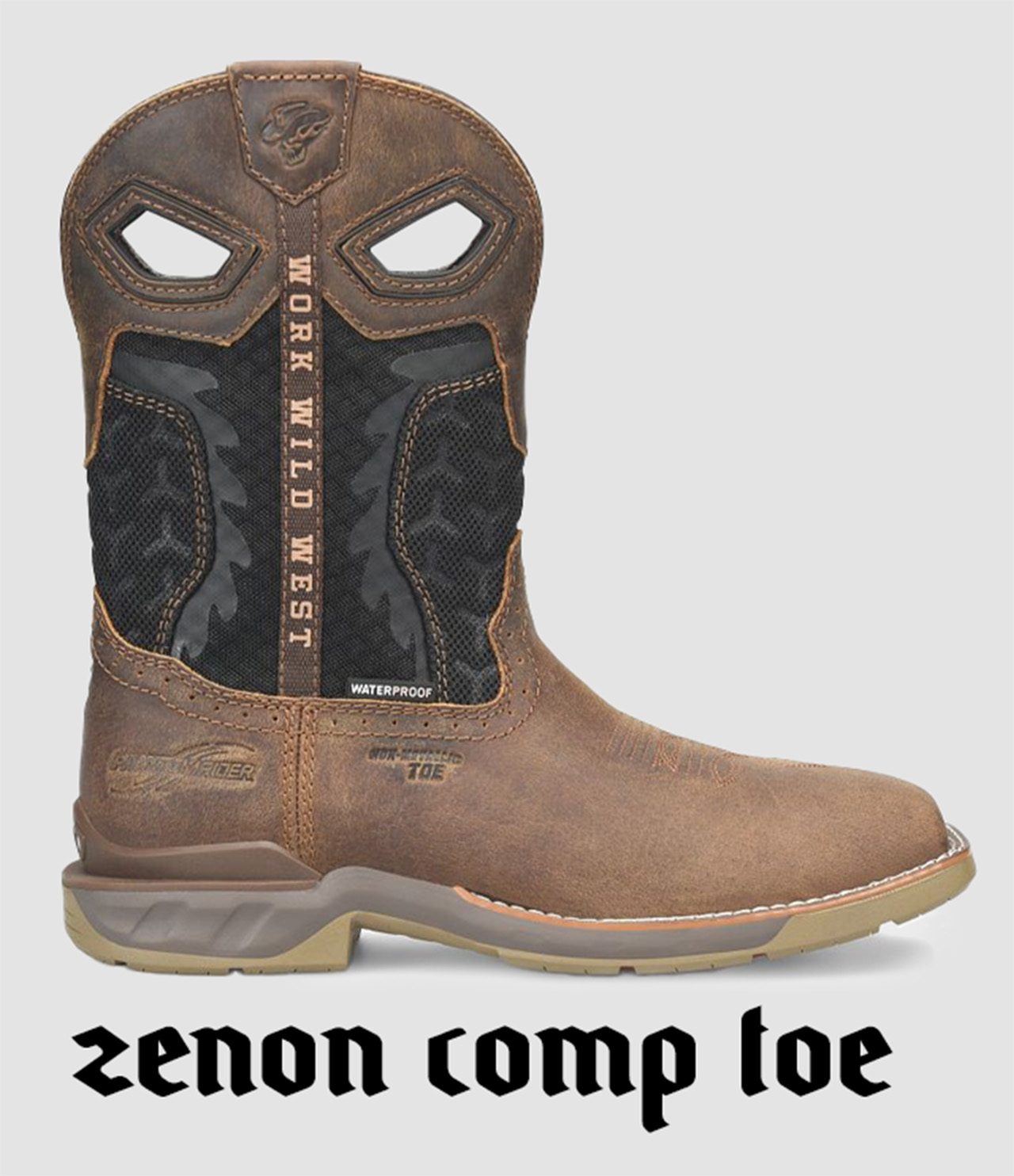 Zenon comp toe. The zenon comp toe in brown.
